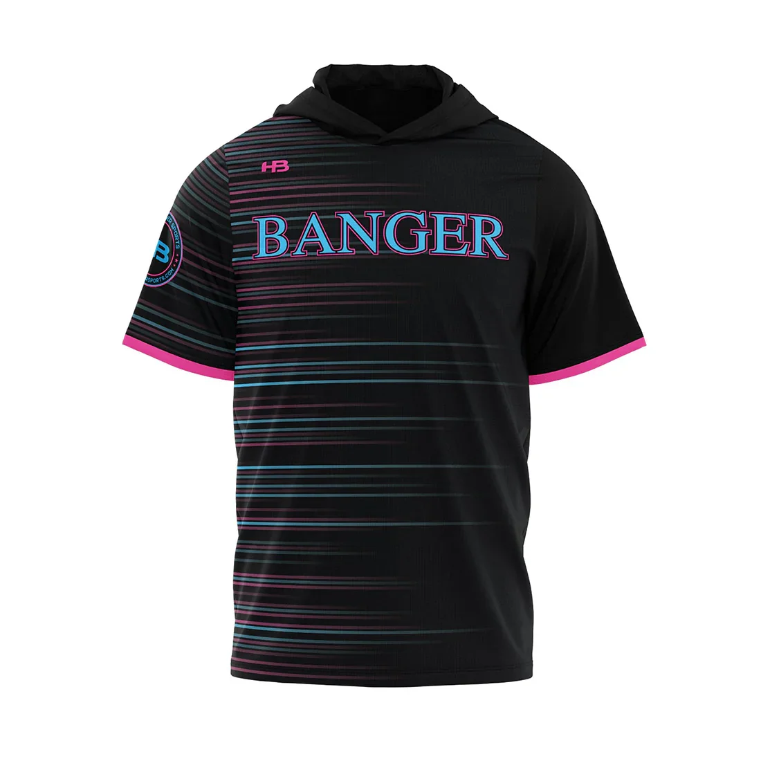 Headbanger Sports Exclusive "City Connect" Short Sleeve Lightweight Hoodies - Image 7